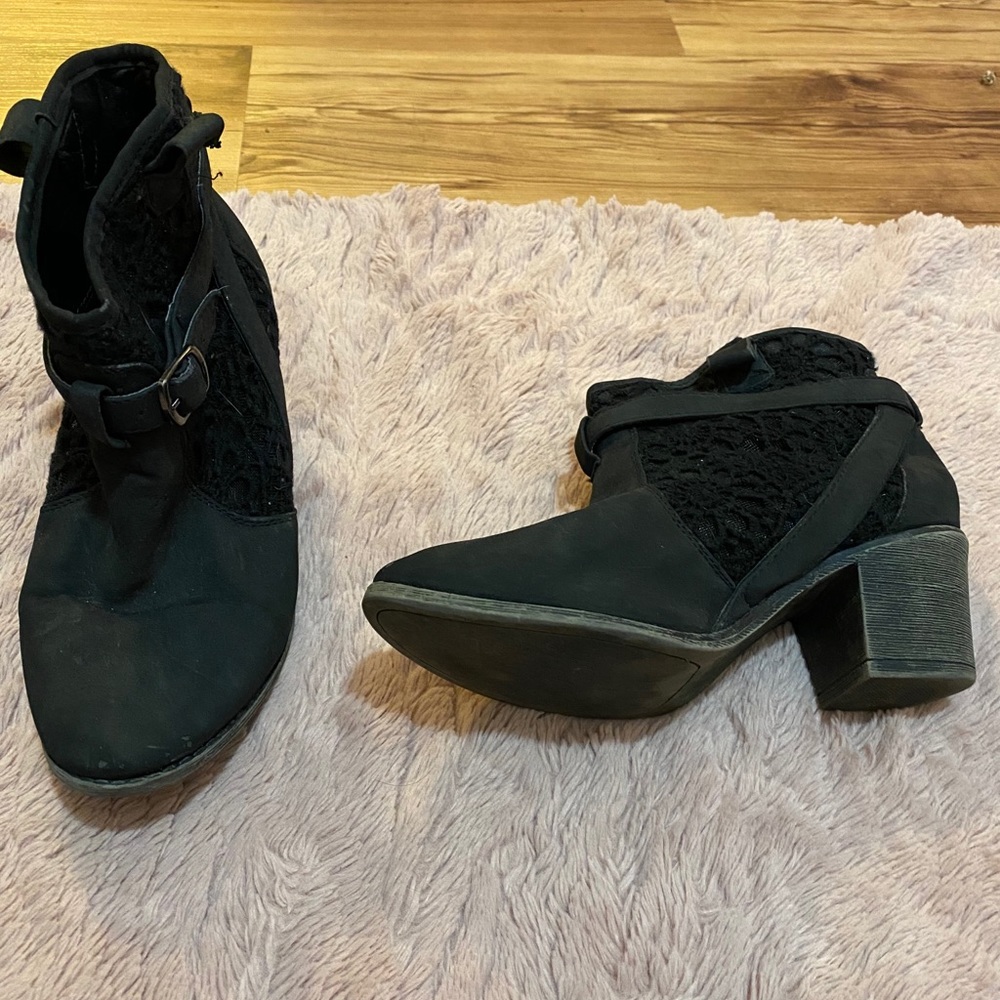 Black booties